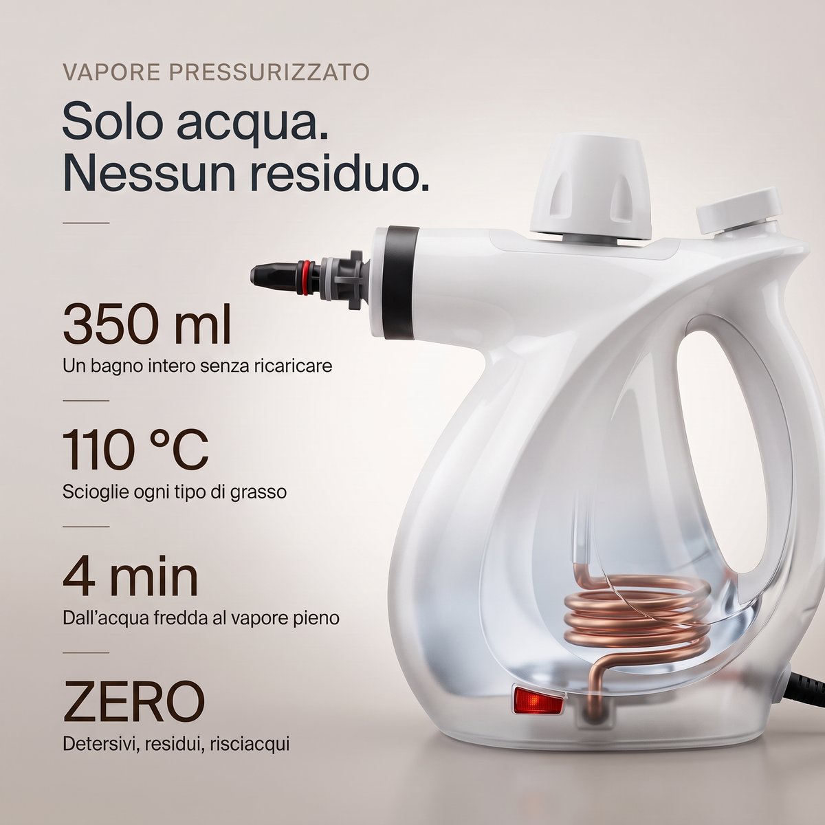 Vaporina™ Pulitore A Vapore
